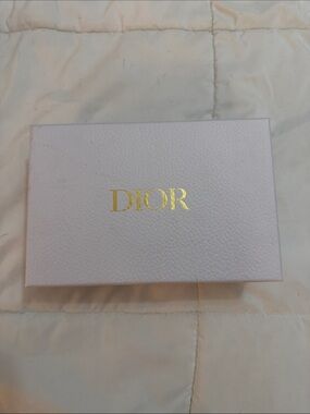 Dior authentic white sunglasses Box with Gold Logo